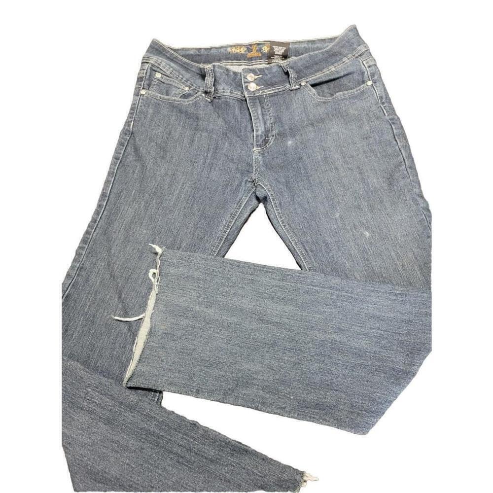 JZ Premium Denim BootCut Jeans Embellished Flap Pockets Jewels Stitching 14